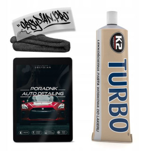Lekkościerna pasta woskowa K2 Turbo 120G + GRATISY