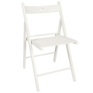 TERJE Białe składane krzesło IKEA