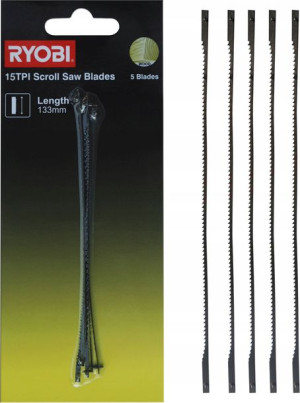 RYOBI SSB15TPI Brzeszczot włosowy 15TPI (5szt.)