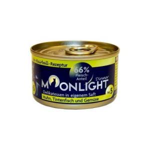Moonlight Dinner Nr 5 80g - Kurczak, kałamarnica, marchew i dynia