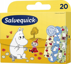 Plastry dla dzieci Muminki Salvequick 20 szt