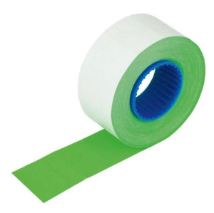 Metka cenowa 26X16 mm prostokątna zielona fluo