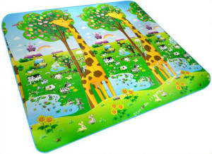 Mata Edukacyjna Piankowa Dwustronna Zoo 200cm X 180cm X 0,5cm