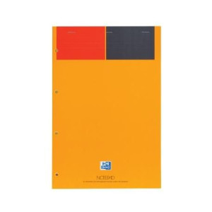 Notatnik w linię A4+/80 OXFORD NOTEPAD pomarańcz