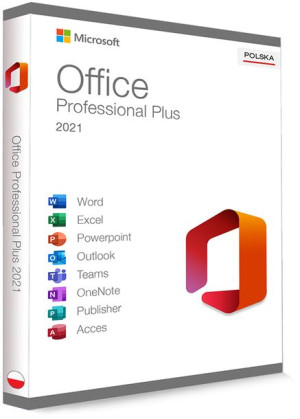 Microsoft Office 2021 Professional Plus 32/64 Bit - klucz produktu (Key)
