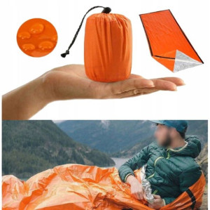 Śpiwór niezbędnik termiczny ratunkowy SURVIVAL