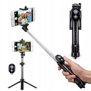 Selfie stick - kijek do selfie i statyw do telefonu z pilotem