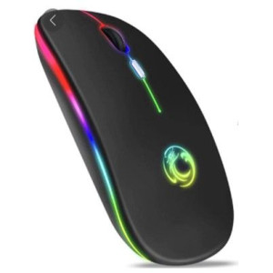 Mysz bezprzewodowa podświetlana RGB slim gamingowa