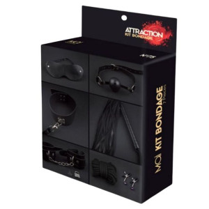 Attraction MAI No.75 7 PIECES BONDAGE STARTER KIT Elegancki zestaw BDSM - 7