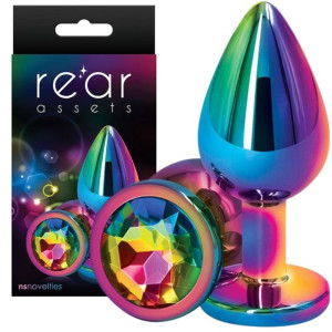 NS Novelties REAR ASSETS MULTICOLOR MEDIUM RAINBOW Korek analny