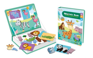 Układanka puzzle magnetyczne zwierzęta safari