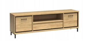 Szafka Rtv Długa Mediolan M13 181cm Natural Hikora