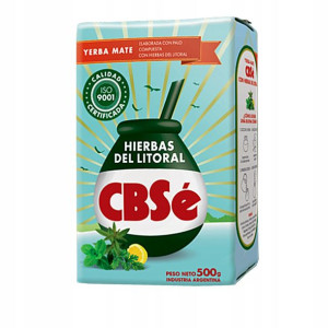 Yerba Mate CBSE HIERBAS DEL LITORAL 500g, zioła