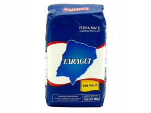 Yerba Mate TARAGUI DESPALADA 500g sin palo, pure