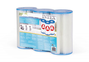 3x filtr filtry typ A -do pompy basenu Intex 29003