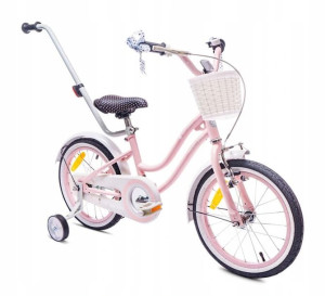 Rowerek dla dzieci 16" Heart bike różowy Sun Baby J03.018.1.3