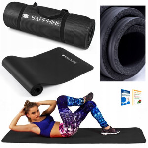 MATA do ĆWICZEŃ 1,5cm GRUBA, do JOGI, fitness JOGA