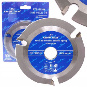 Tarcza Cięcia Drewna Na Szlifierkę Kątową 3t 125mm