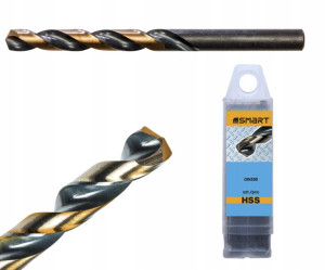 Smart365 Wiertło Do Metalu Hss 5,0mm 10szt Din338