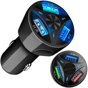 Szybka Ładowarka Samochodowa 3usb Quick Charge 3.0