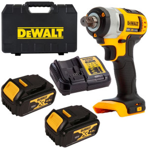 Klucz udarowy akumulatorowy DEWALT 18V 4Ah 2aku