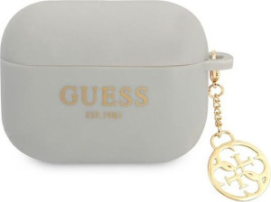 Etui Guess GUAPLSC4EG Apple AirPods Pro szary/grey Silicone Charm 4G Collec