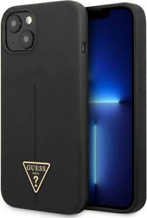 Etui Guess GUHCP13SSLTGK Apple iPhone 13 mini czarny/black hardcase Silicon
