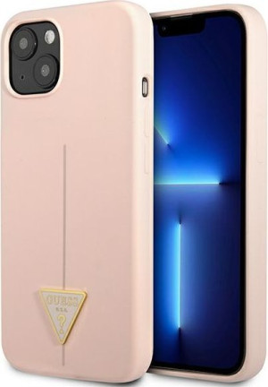 Etui Guess GUHCP13SSLTGP Apple iPhone 13 mini różowy/pink hardcase Silicone