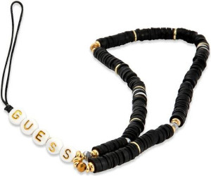 Zawieszka Guess GUSTPEARK Phone Strap czarny/black Heishi Beads