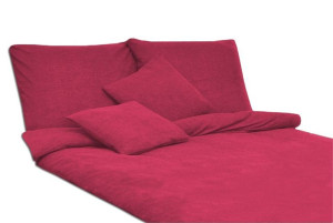 Pościel frotte fuksja 200x220