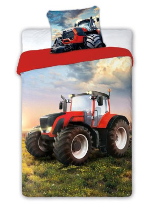 Komplet Pościeli Młodzieżowa Bawełna 160x200 Traktor