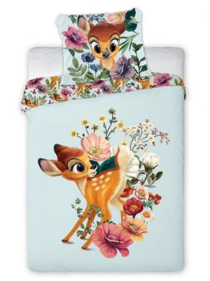 Komplet Pościeli dla dzieci bawełna 100x135 + 40x60 Bambi