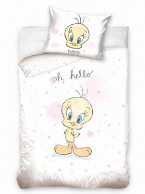 Pościel bawełna 100x135 + 40x60 Baby Tweety