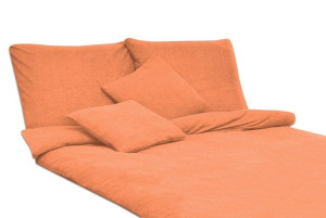 Komplet Pościeli frotte łosoś 160x200