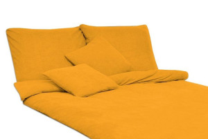 Komplet Pościeli frotte żółtko 160x200