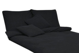Pościel frotte czarny 200x220