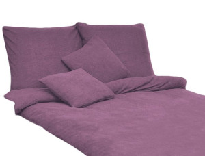 Pościel frotte jasny fiolet 200x220