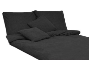 Pościel frotte antracyt 200x220