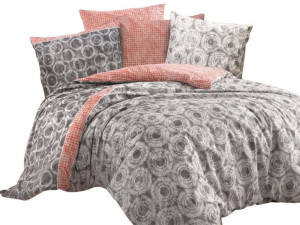 Pościel bawełniana OCTAVIA GREY 200x220 COTTONLOVE EXCLUSIVE