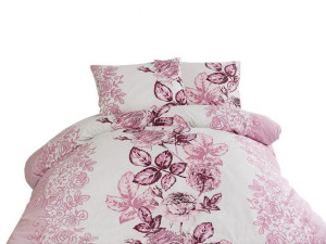 Pościel bawełniana LAURA PUDRA 200x220 COTTONLOVE EXCLUSIVE