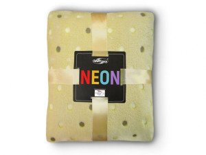 Koc NEON limonka 150x200