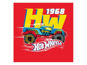 Ręcznik prasowany dziecięcy 30x30 Hot Wheels