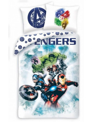 Pościel bawełna 140x200 +1p70x90 Avengers