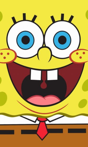 Ręcznik dla dziecka 30x50 SpongeBob z NADRUKIEM