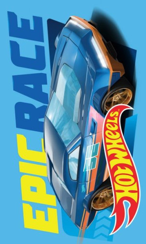 Ręcznik dla dziecka 30x50 Hot Wheels z NADRUKIEM