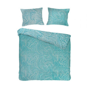 Pościel bawełniana MARBLE TURQUOISE 220x200