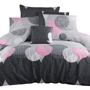 Cotton bedding JADORE PINK 200x220 COTTONLOVE EXCLUSIVE