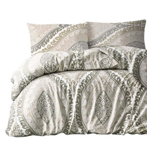 Pościel bawełniana EVIDENCE BEIGE 200x220 COTTONLOVE EXCLUSIVE