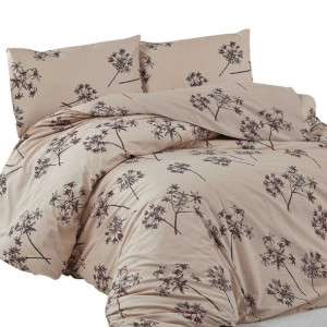 Pościel bawełniana IDIL BEIGE 200x220 COTTONLOVE EXCLUSIVE