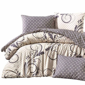 Pościel bawełniana OTIS BEIGE 200x220 COTTONLOVE EXCLUSIVE